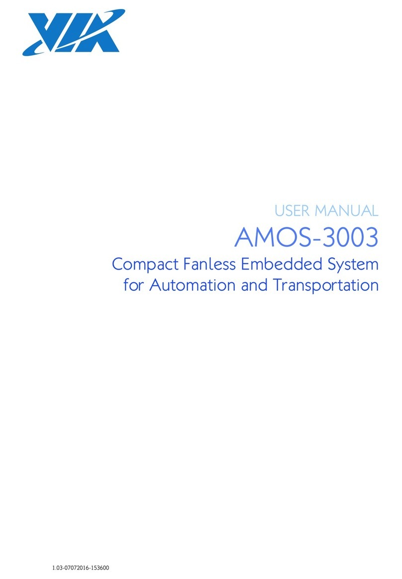 VIA Technologies AMOS-3003 User manual