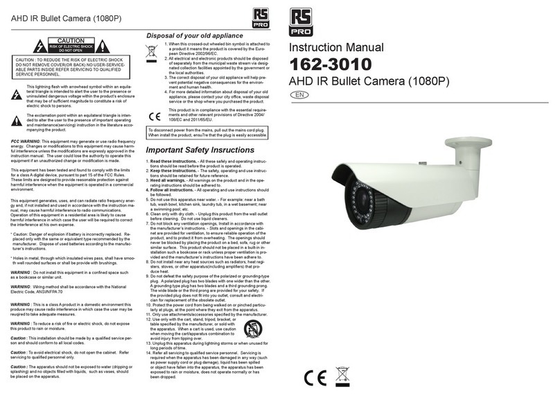 RS PRO 162-3010 instruction manual