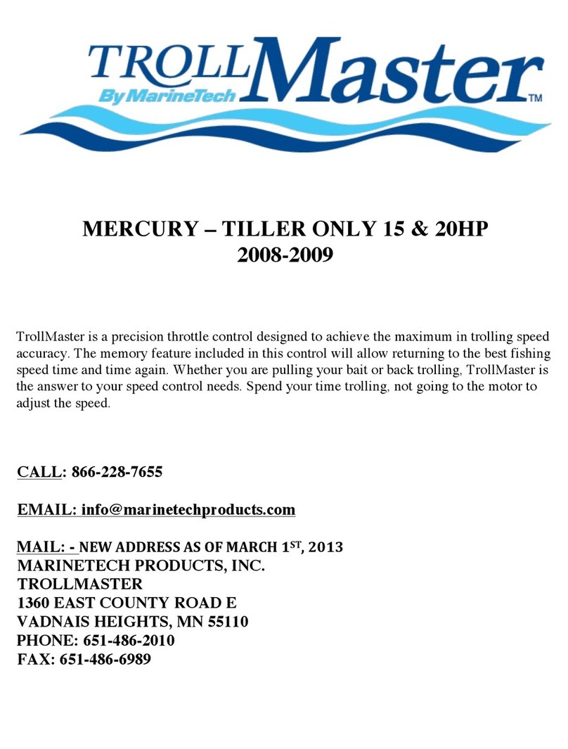 MarineTech TrollMaster Series User manual