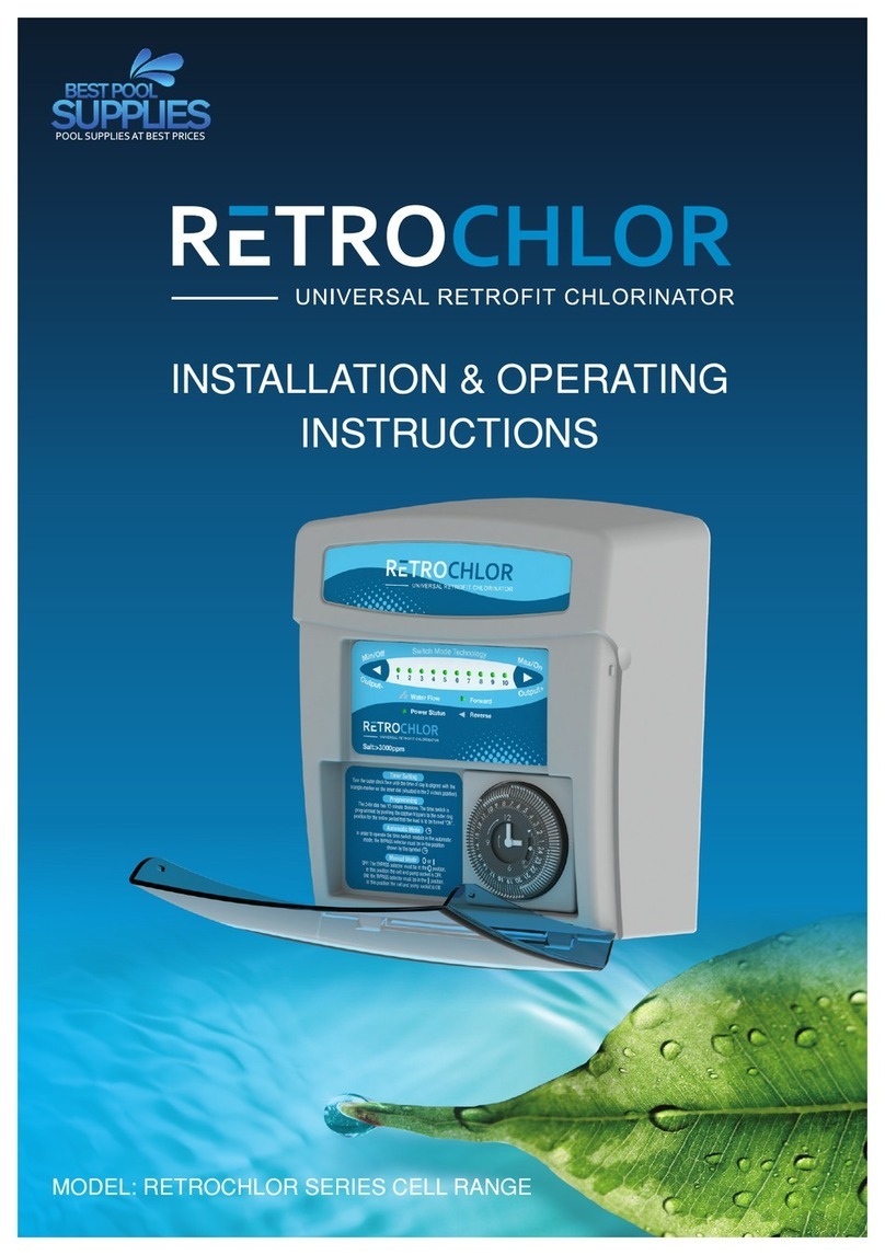 Best Pool Supplies RetroChlor Series Installation & operating instructions