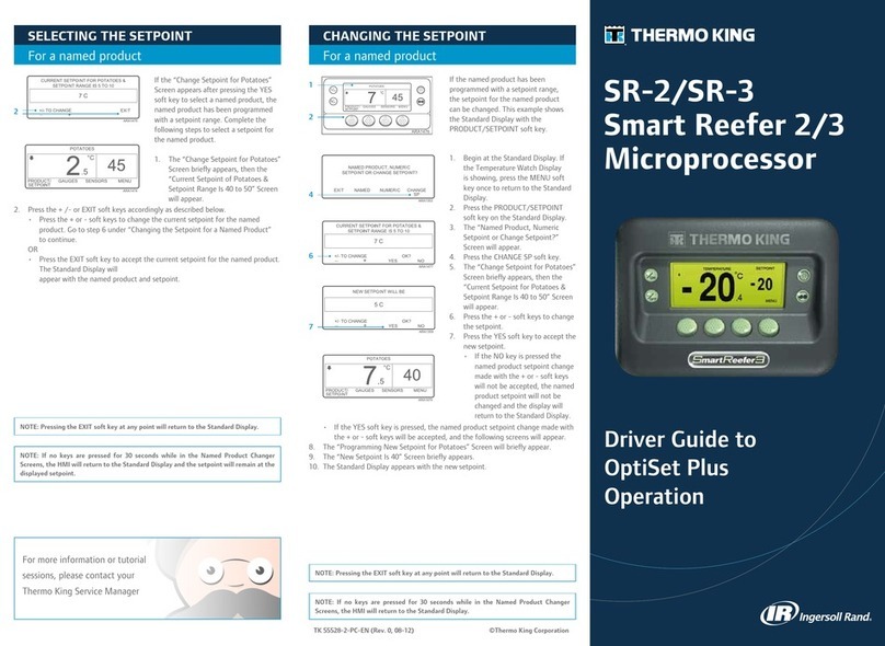 Ingersoll-Rand THERMO KING Smart Reefer 2 Installation and operation manual