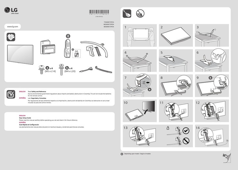 LG 75SM9070PSA User manual
