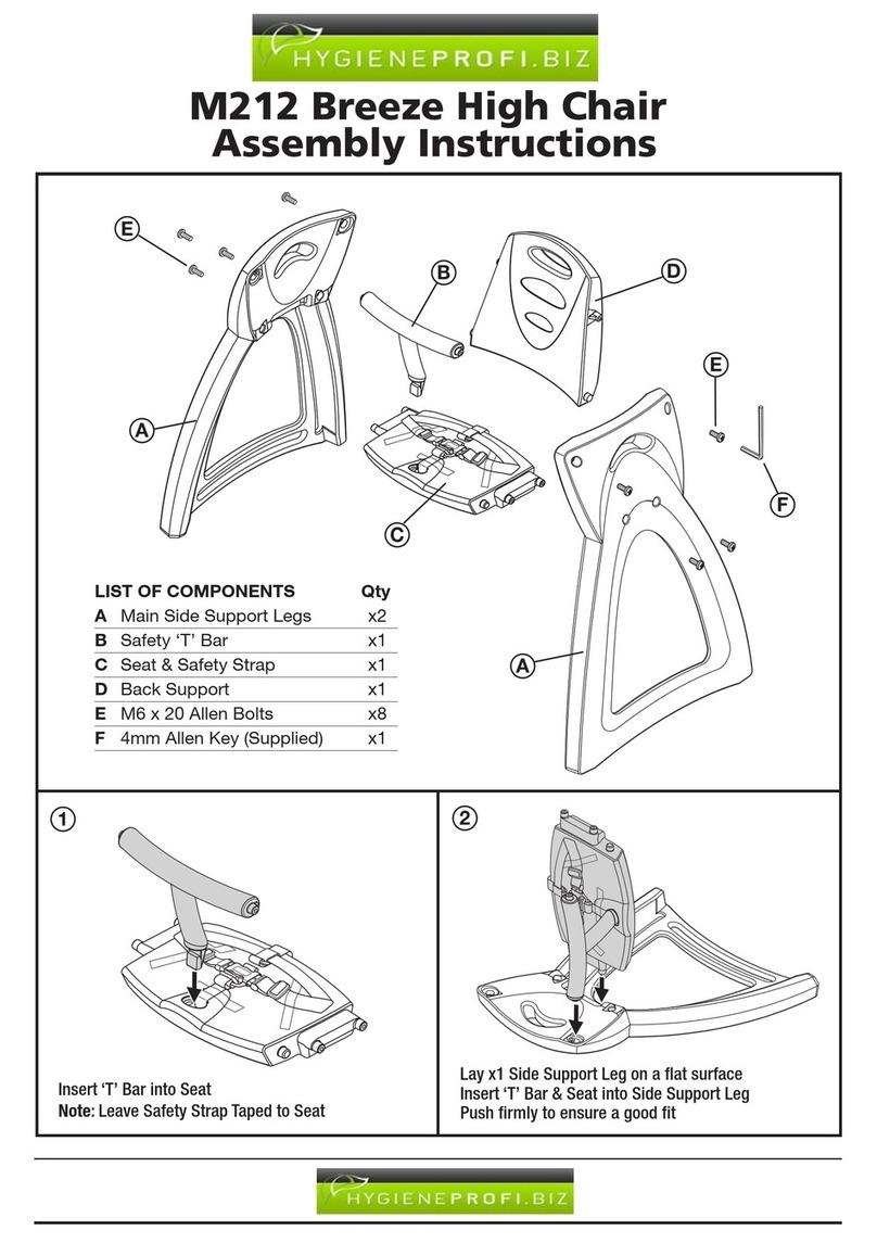 Hygieneprofi M212 Breeze Assembly instructions