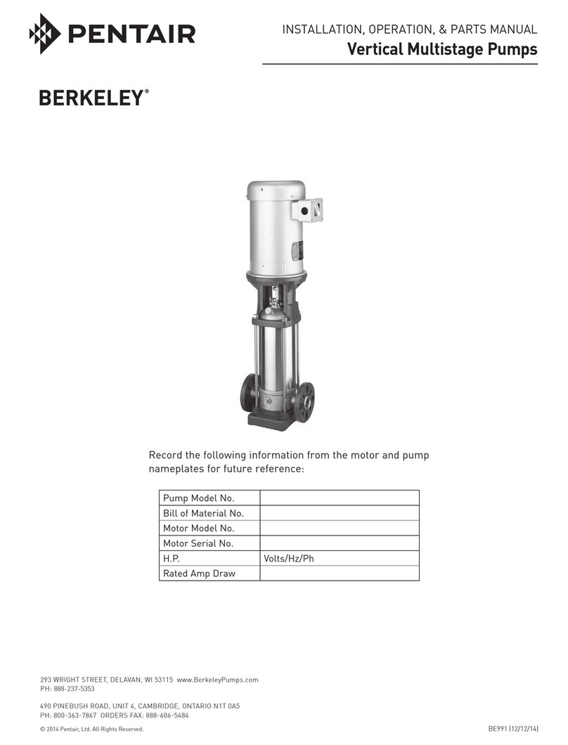 Pentair Berkeley BVM Series Guide
