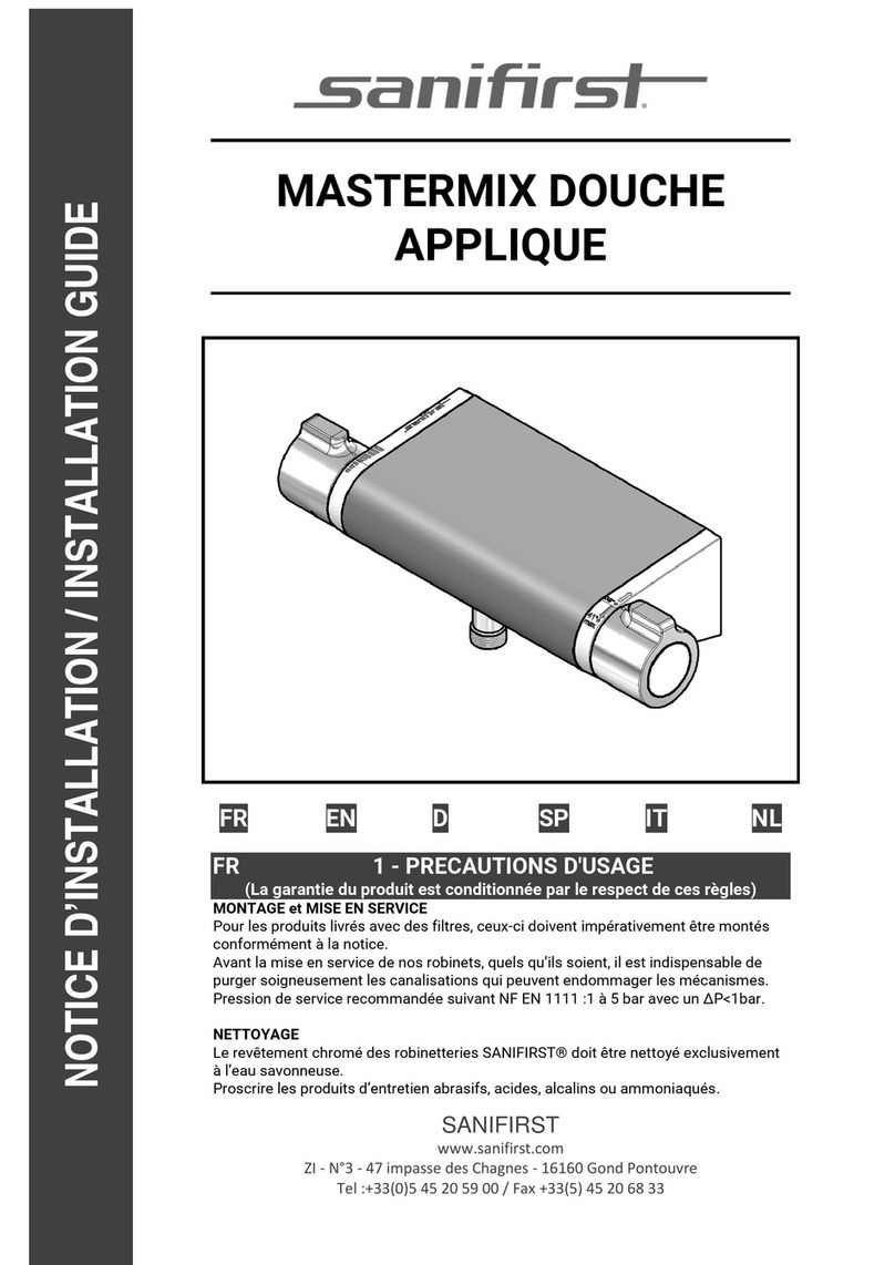 SANIFIRST Mastermix 75702 installation guide