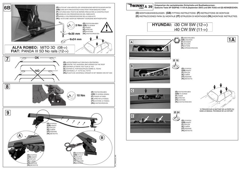 Twinny Load A 39 Fitting instructions