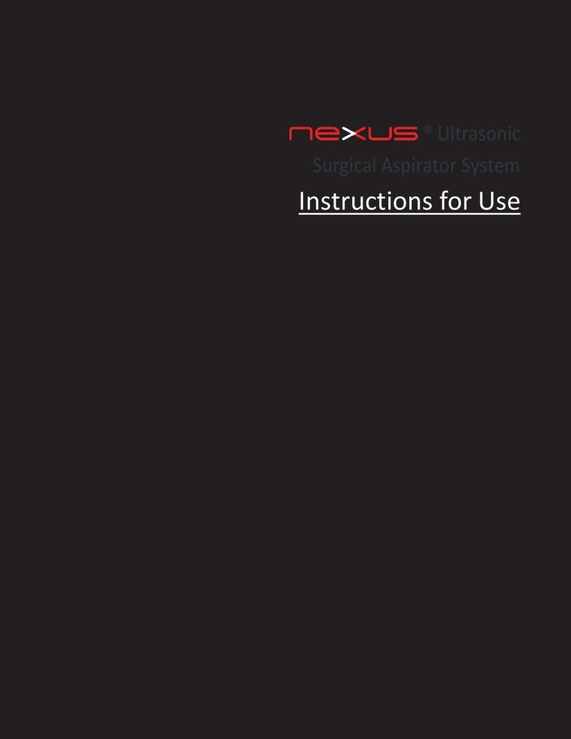 Misonix neXus Instructions for use