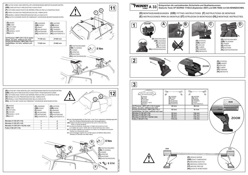 Twinny Load A 33 Fitting instructions