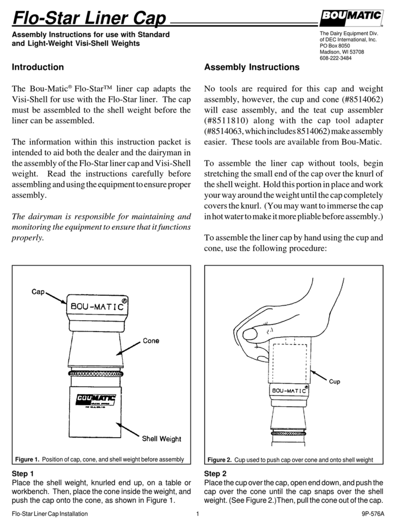 Boumatic Flo-Star Liner Cap User manual Boumatic Flo-Star Liner Cap User manual