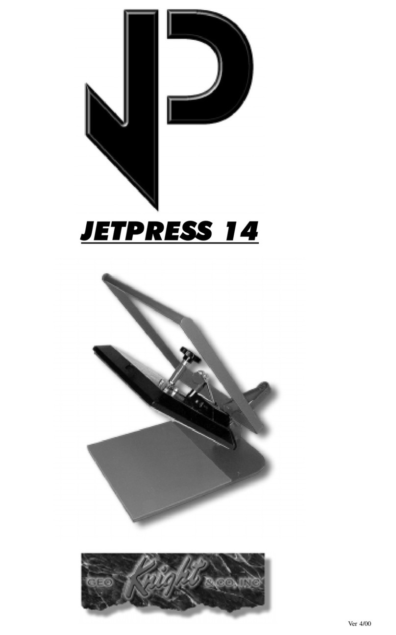 Geo Knight JETPRESS 14 User manual