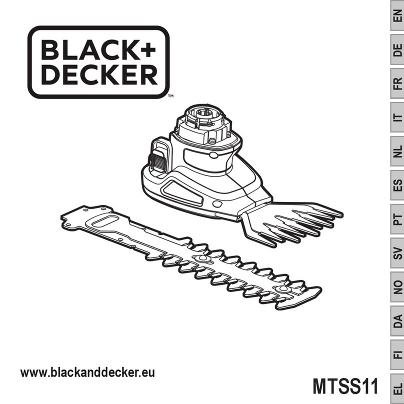 BLACK DECKER MTSS11 manual