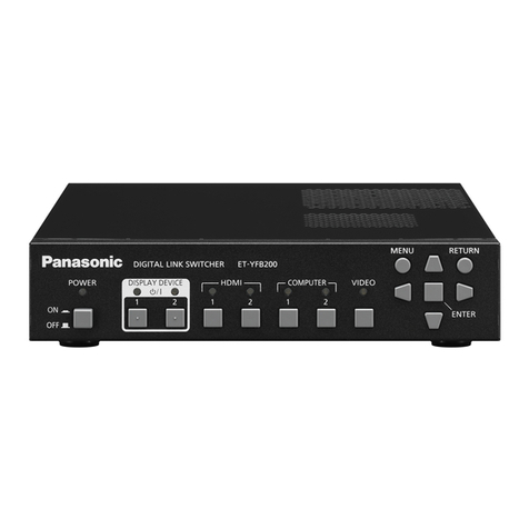 Panasonic ET-YFB200G operating instructions