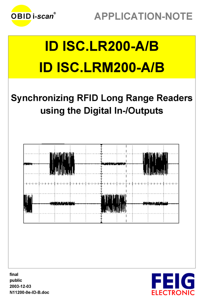 Feig Electronic OBID i-scan ISC.LR200-A/B Installation and operating instructions