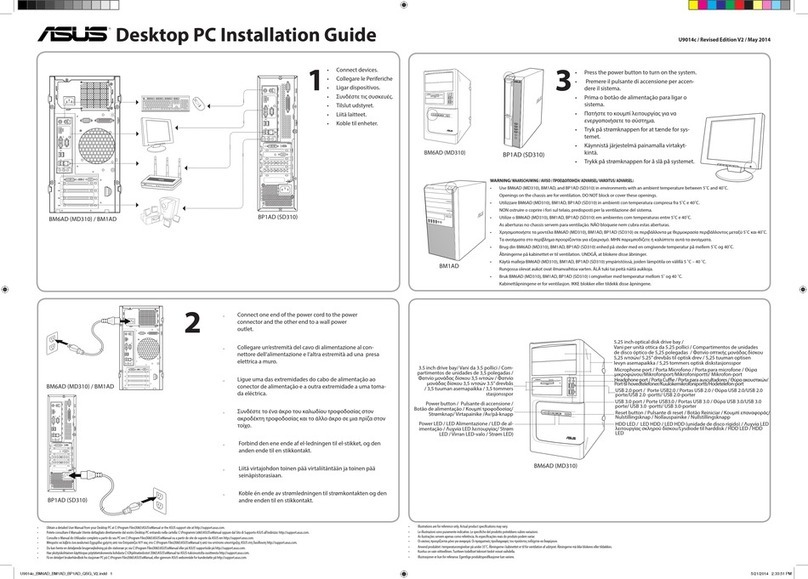 Asus BM1AD installation guide