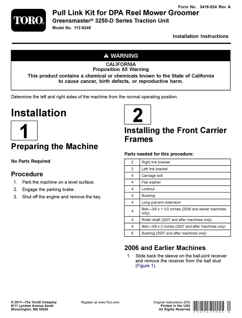 Toro 112-9248 User manual