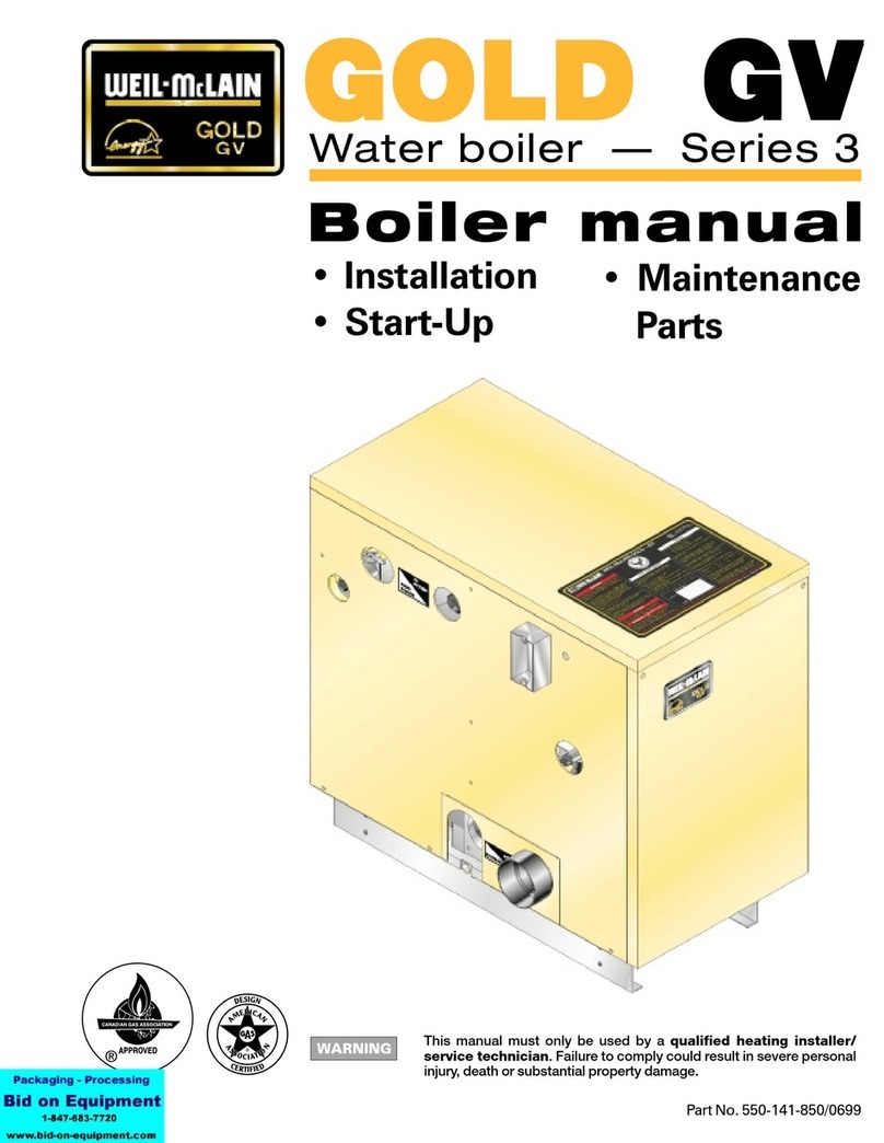 Weil-McLain Gold GV 3 Series manual