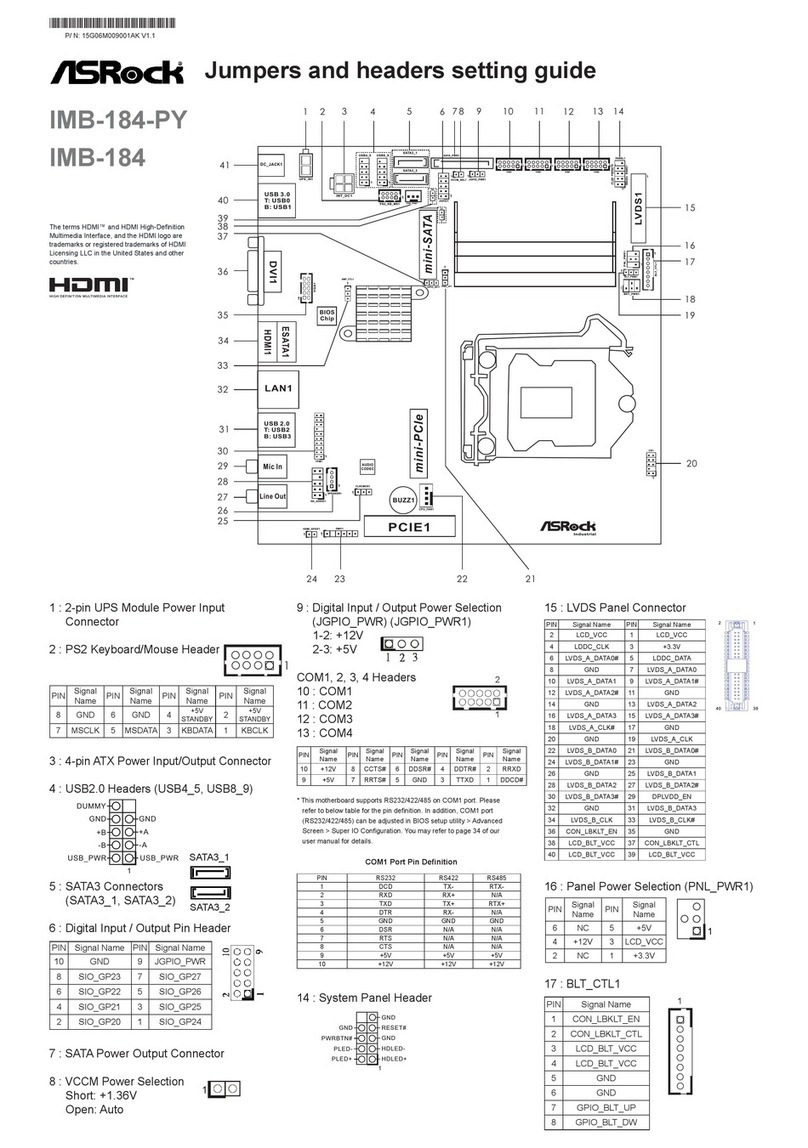 ASROCK IMB-184-PY Service manual ASROCK IMB-184-PY Service manual
