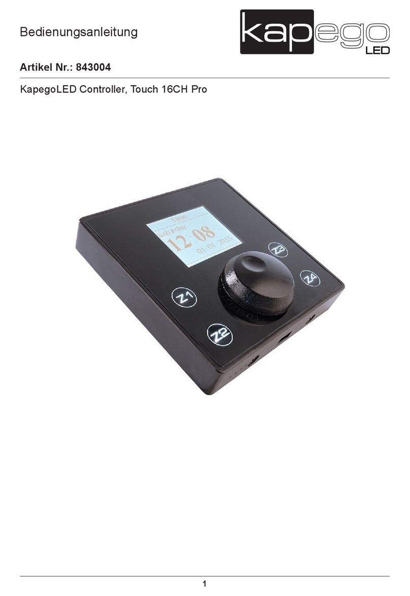 Kapego LED Touch 16CH Pro manual