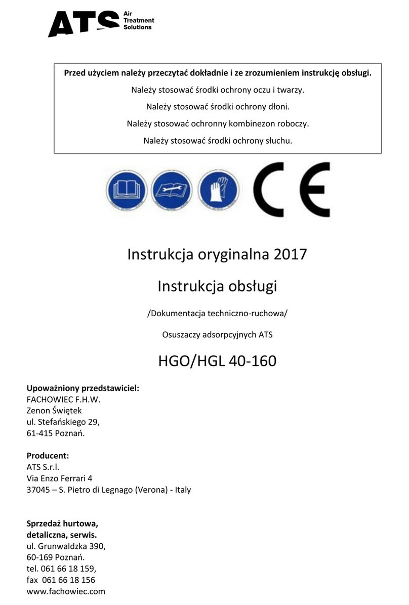 ATS HGO 40 Instruction and maintenance manual