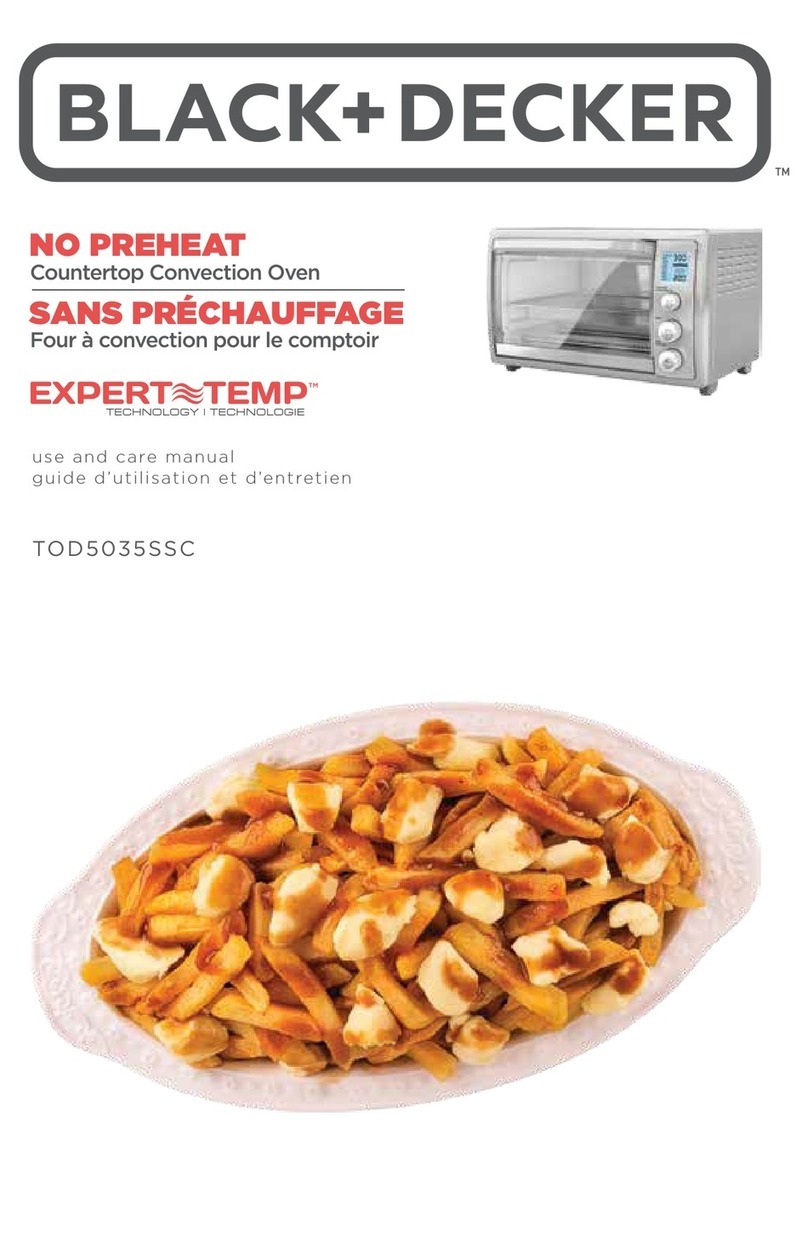 BLACK DECKER TOD5035SSC use and care manual BLACK DECKER TOD5035SSC use and care manual