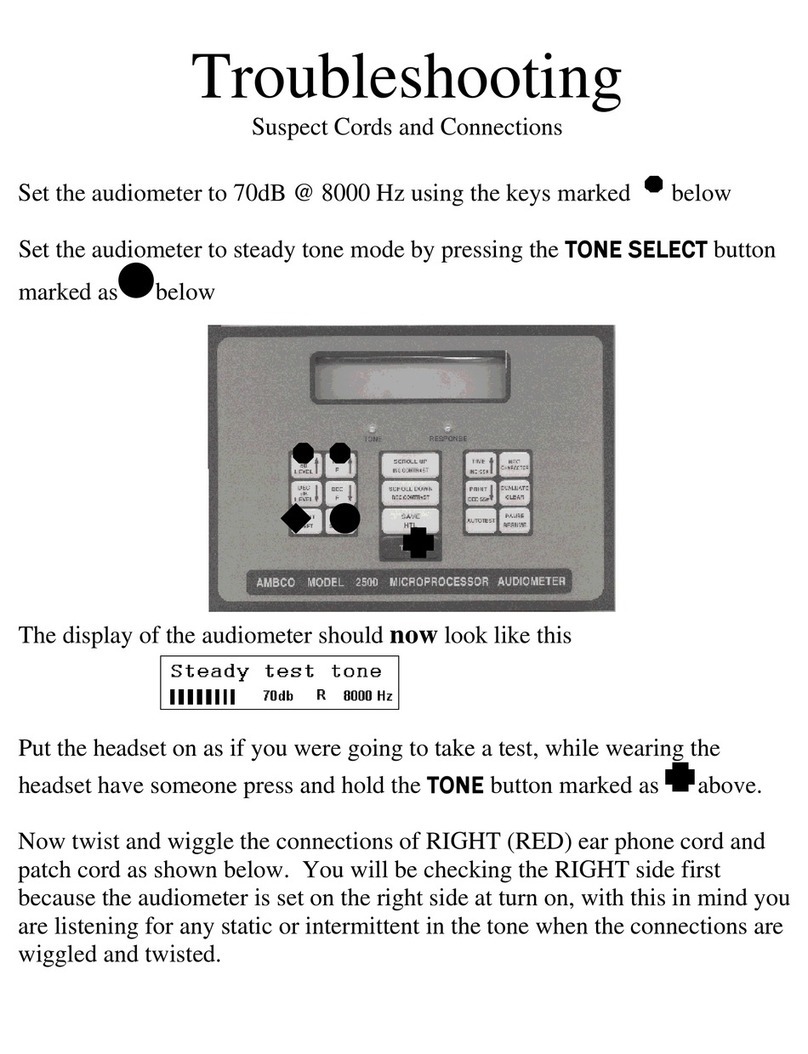 Ambco 2500 Troubleshooting