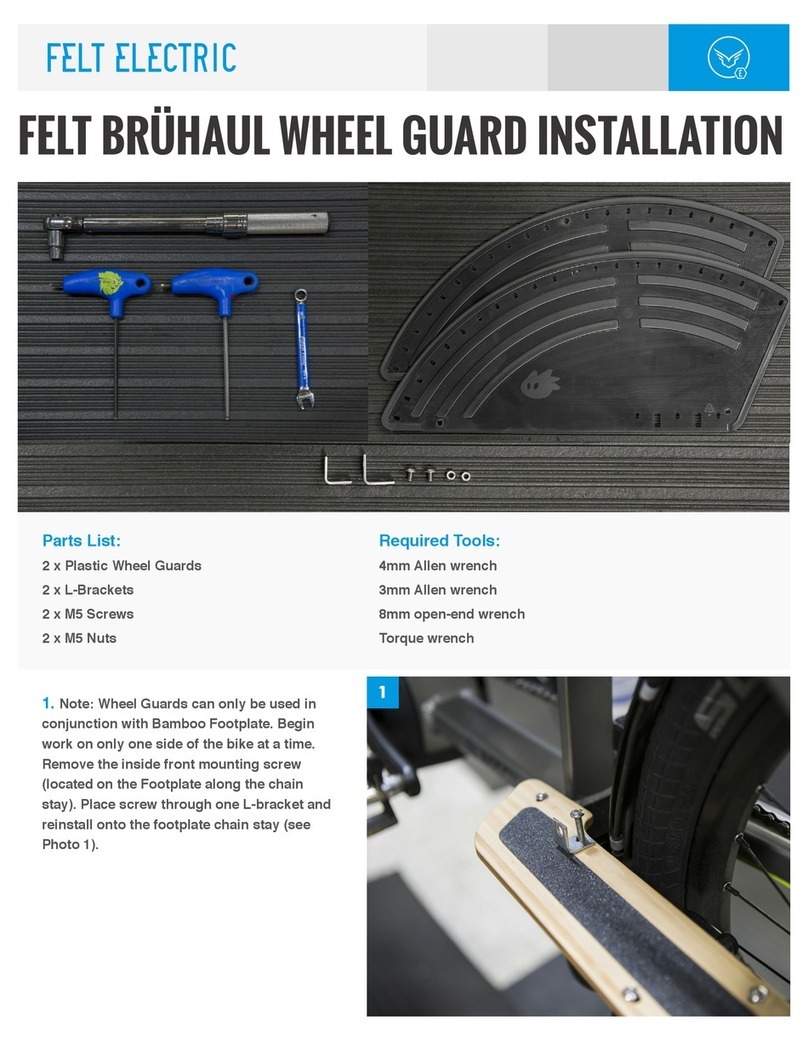 Felt BRUHAUL WHEEL GUARD quick start guide