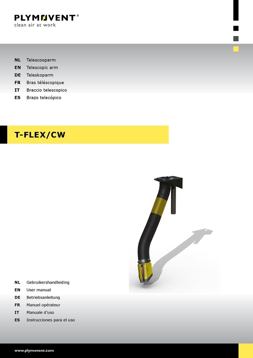 Plymovent T-FLEX/CW user manual