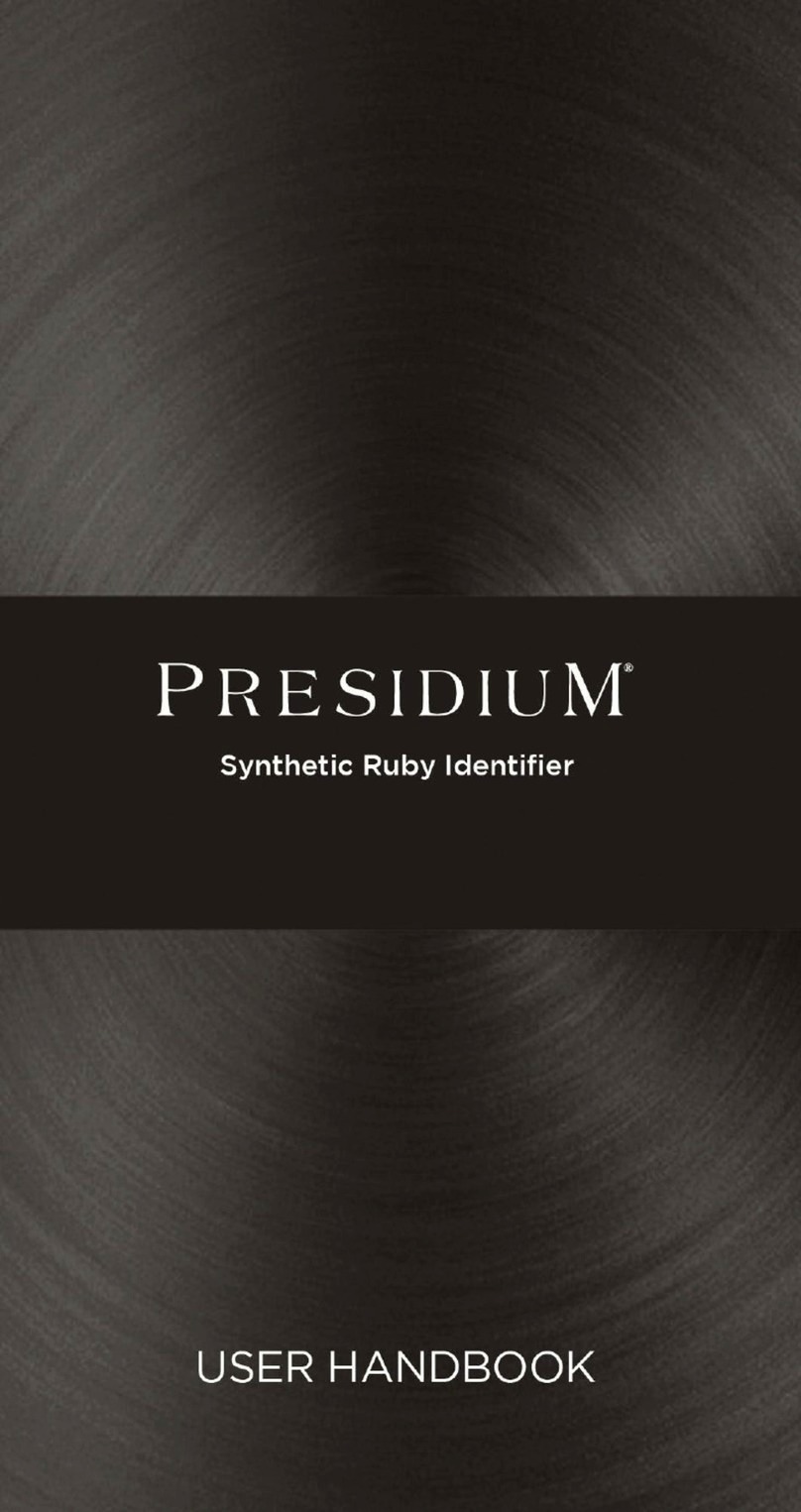 PRESIDIUM Synthetic Ruby Identifier User handbook