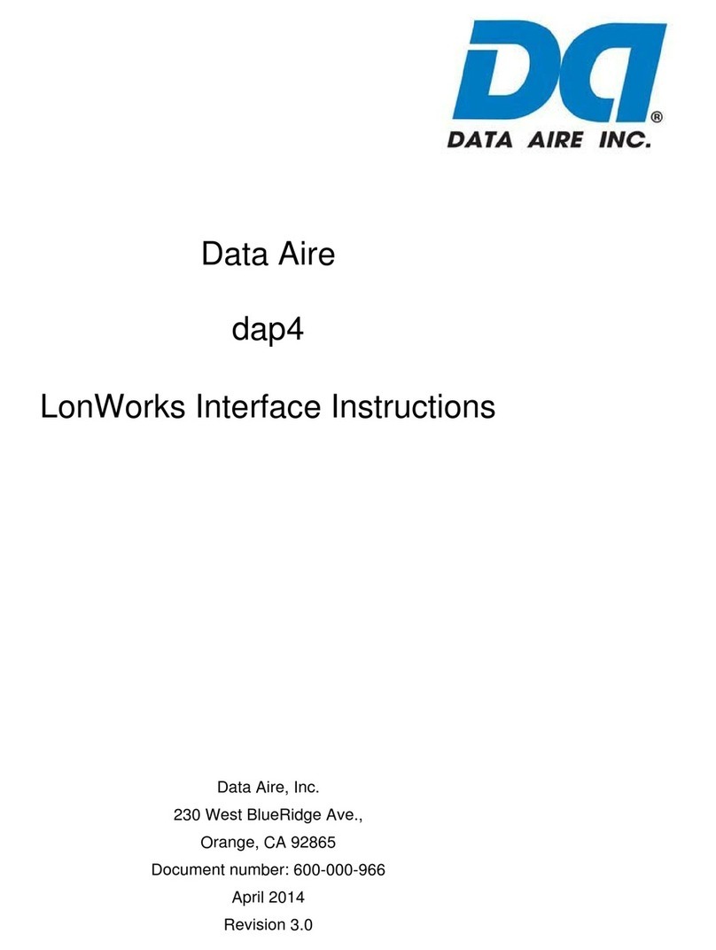 Data Aire LonWorks dap4 instructions Data Aire LonWorks dap4 instructions
