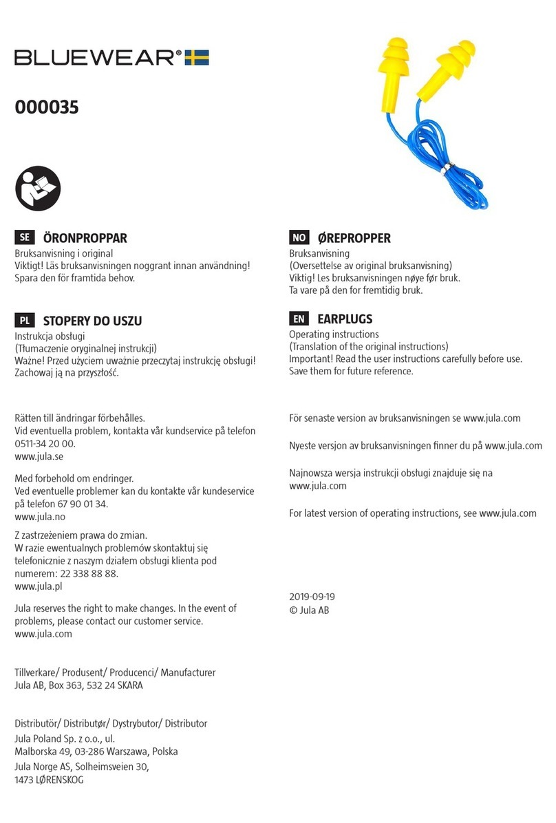 BlueWear 000035 operating instructions