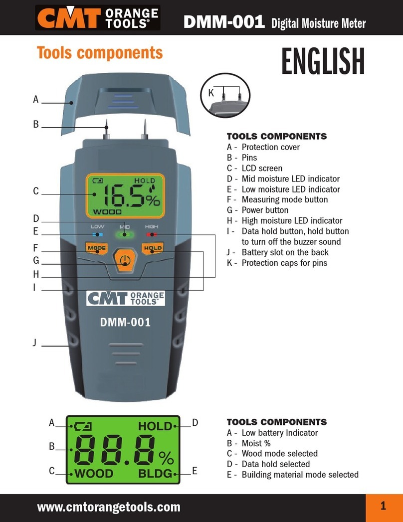 CMT ORANGE TOOLS DMM-001 User manual
