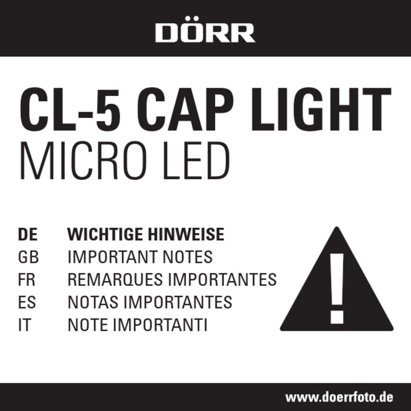 DÖRR CL-5 Important notes
