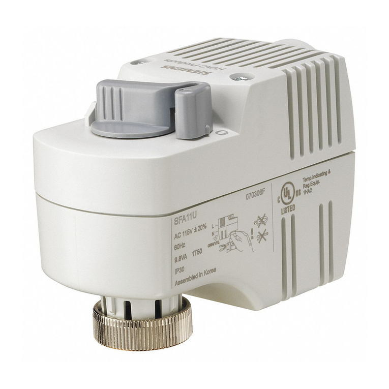 Siemens SFA21/18 User manual