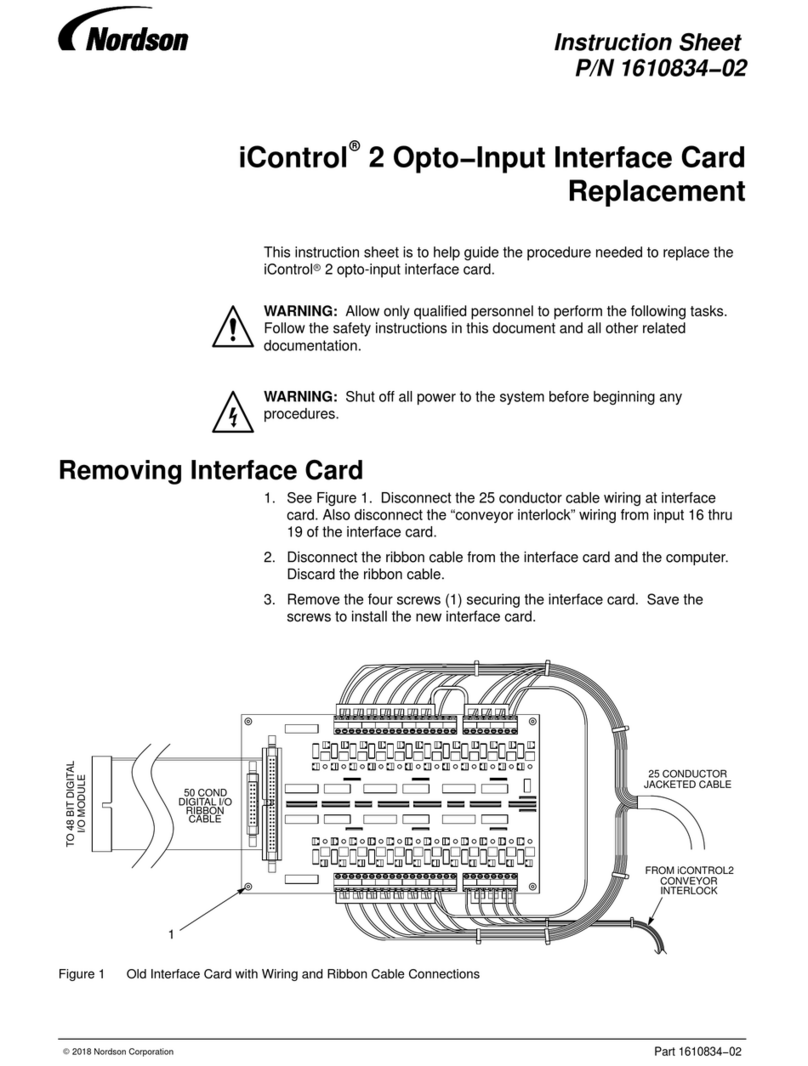 Nordson iControl User manual