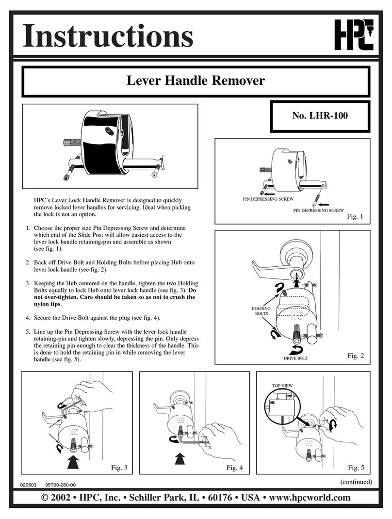 HPC LHR-100 instructions