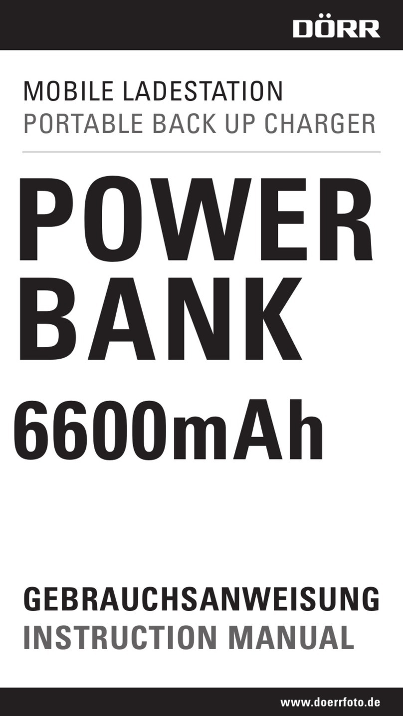 DÖRR Powerbank 6600mah User manual