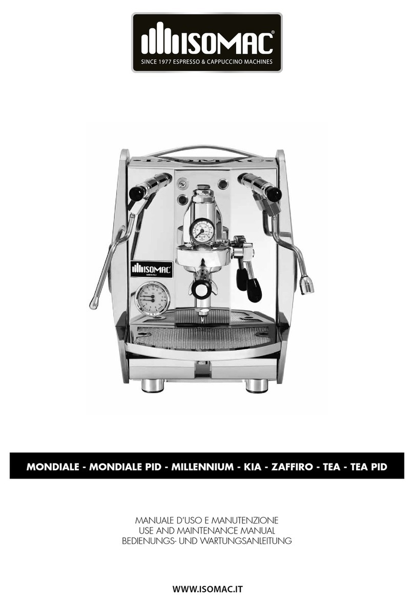 Isomac MONDIALE User manual