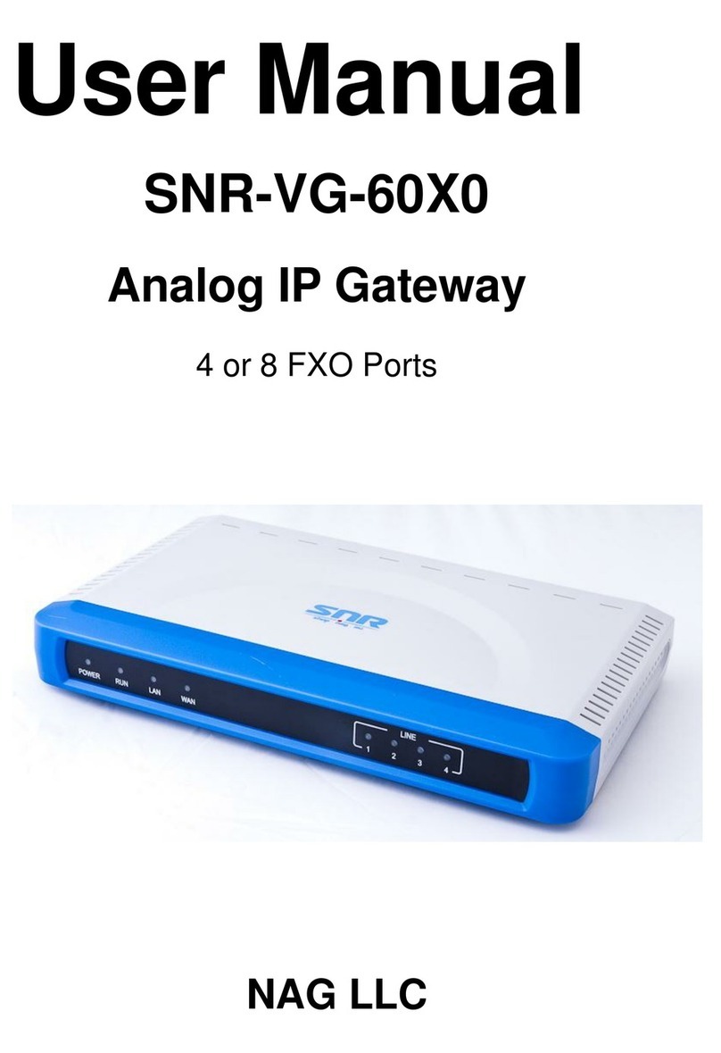 SNR SNR-VG-6040 user manual