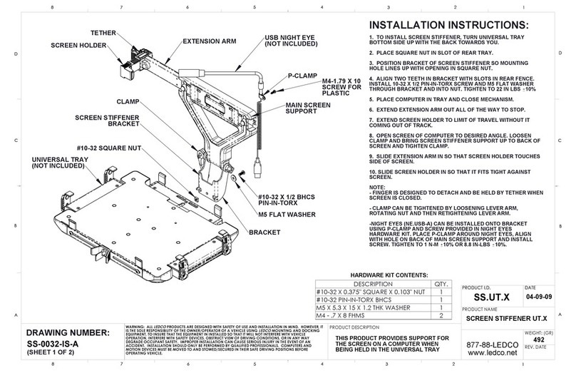 Ledco UT.X installation instructions