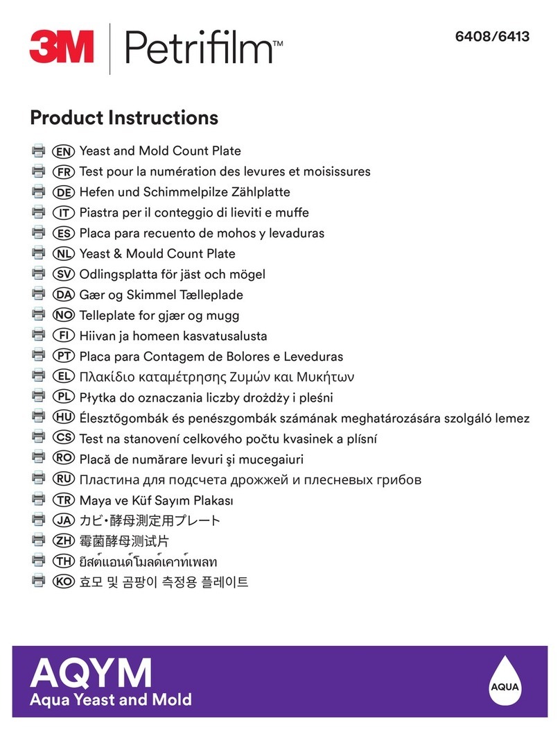 3M Petrifilm 6408 Product instructions