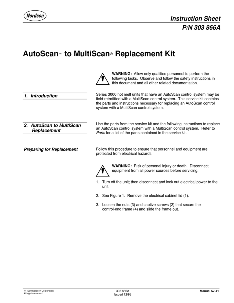 Nordson AutoScan instruction sheet