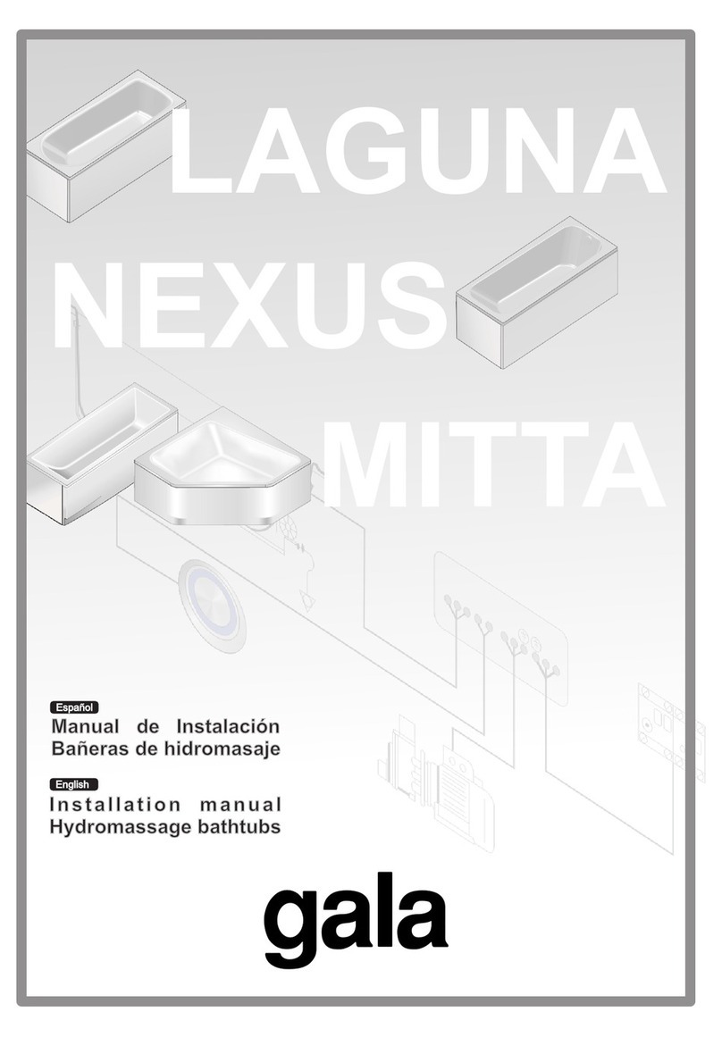 GALA LAGUNA installation manual GALA LAGUNA installation manual