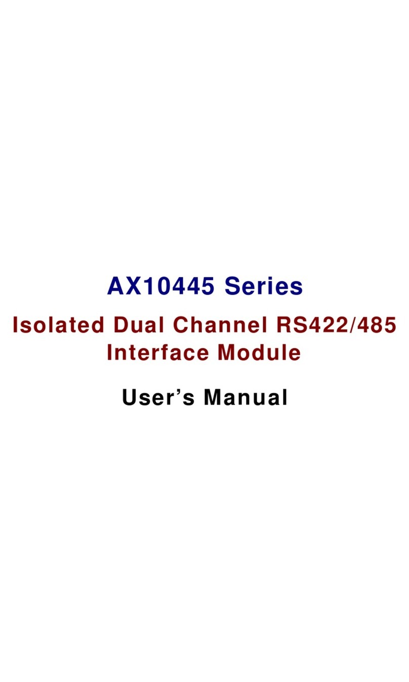AXIOMTEK AX10445 Series User manual