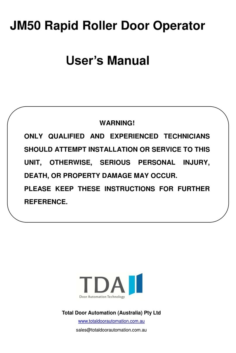 TdA JM50 user manual