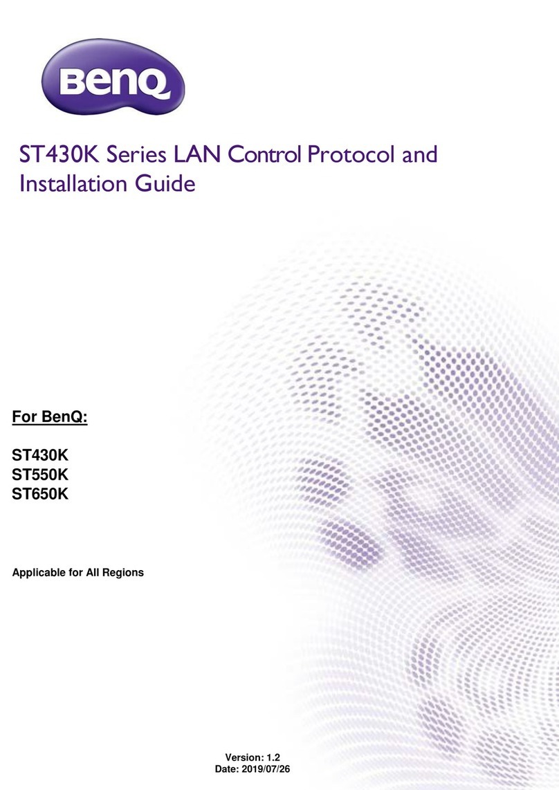 BenQ ST430K Series installation guide