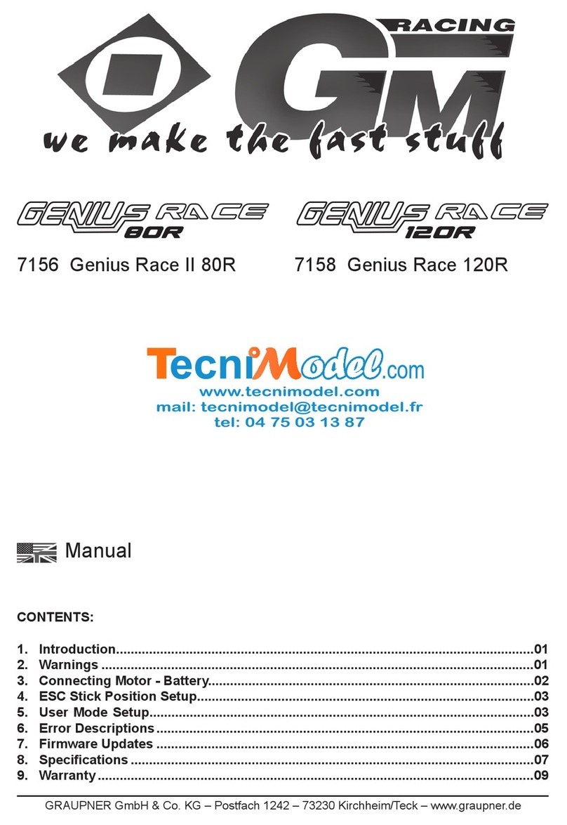 GM-Racing 7156 Genius Race II 80R manual