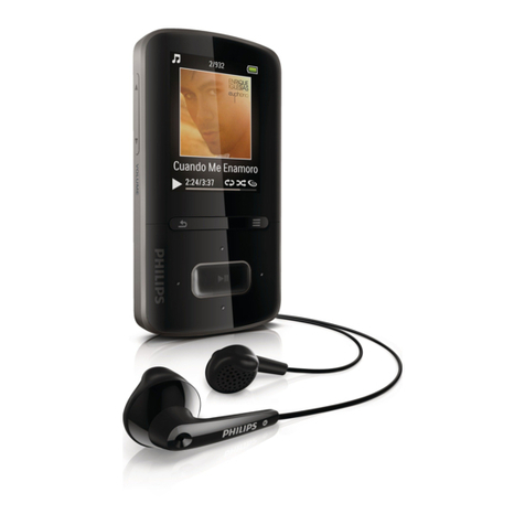 Philips GOGEAR SA3VBE08 User manual