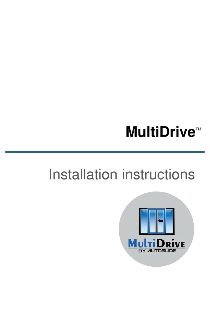 Autoslide MultiDrive installation instructions