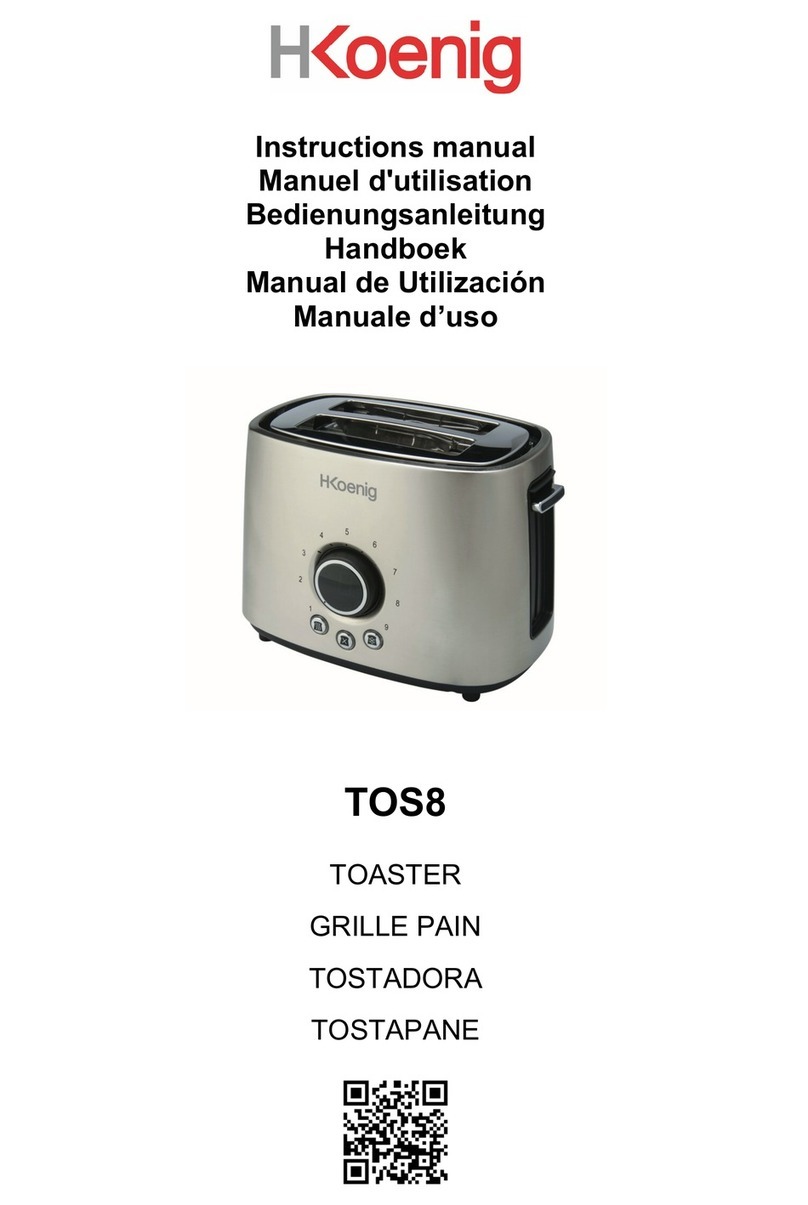 Koenig TOS8 User manual