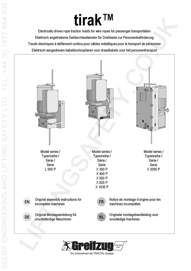 Greifzug Tirak Series Original assembly instructions